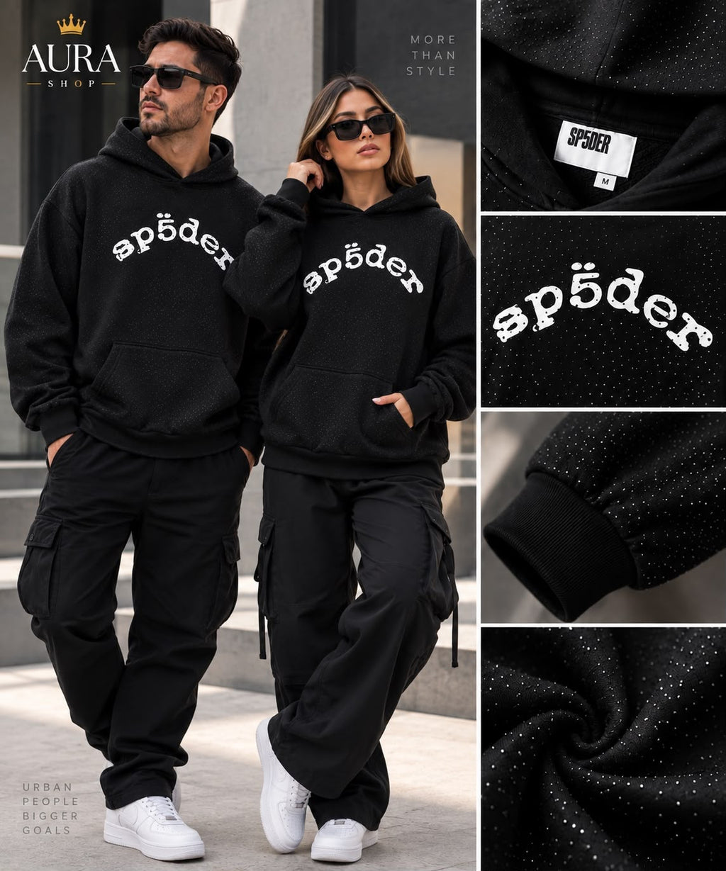Sp5der VVS Hoodie – Black