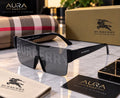 Burberry BE4291 Shield Sunglasses – Black / Grey Mirror