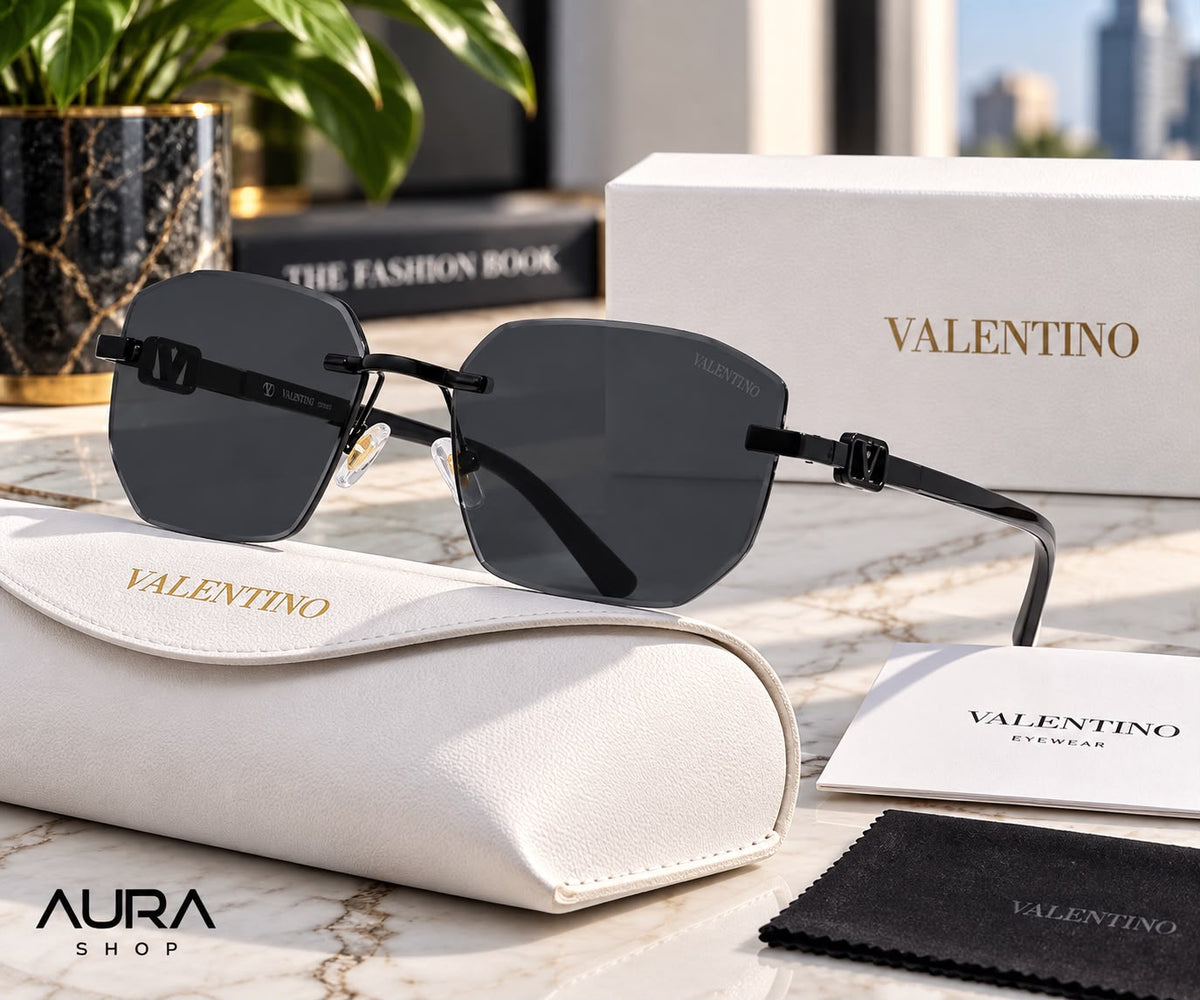 Valentino Garavani VG0033S Rimless Sunglasses |