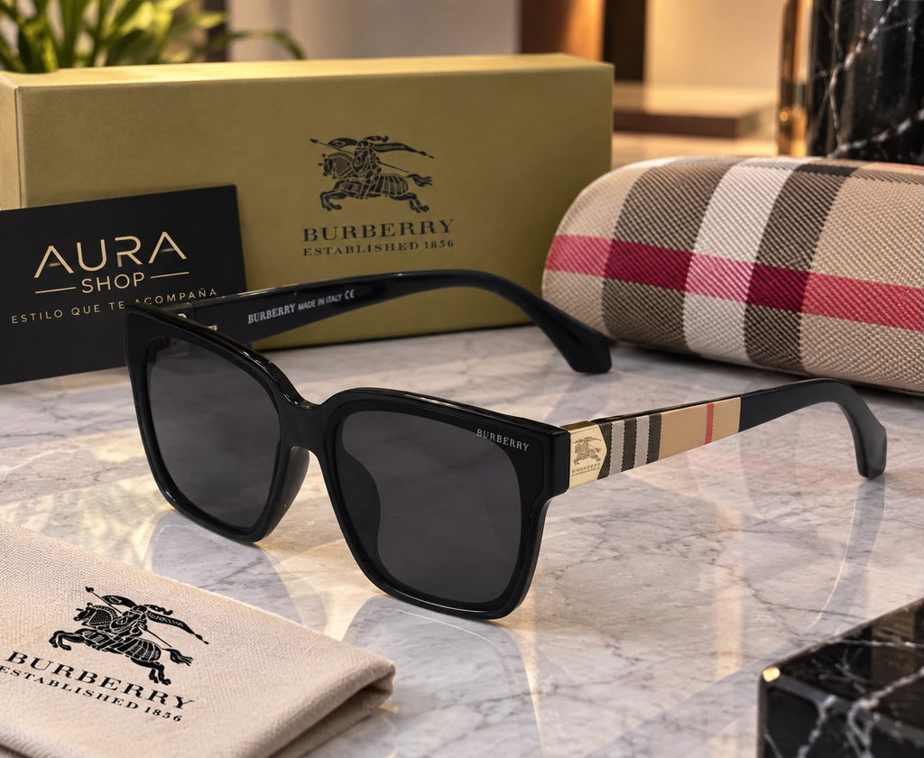 Burberry Meryl BE4393 40518G Cat-Eye Sunglasses – Black / Check