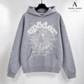 Sp5der OG Web Hoodie – Heather Grey