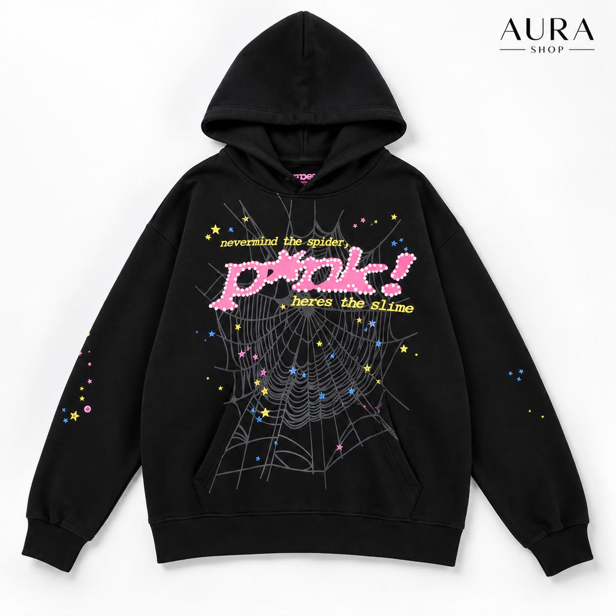 SP5DER P*NK Hoodie “Black” — FW21