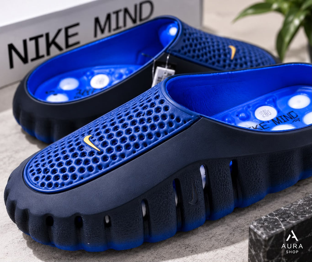 Nike Mind 001 Men’s Pregame Mules – Blackened Blue