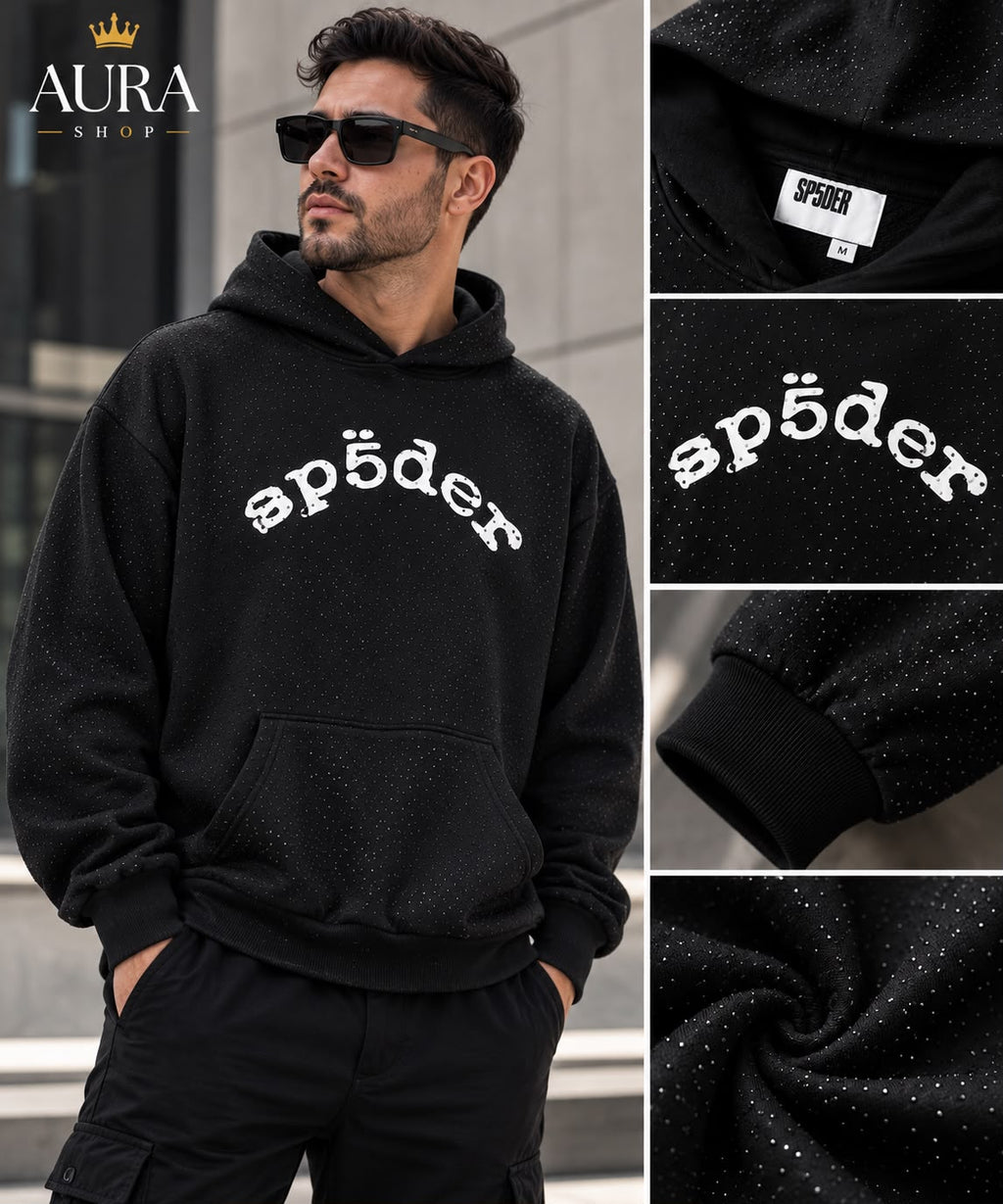 Sp5der VVS Hoodie – Black