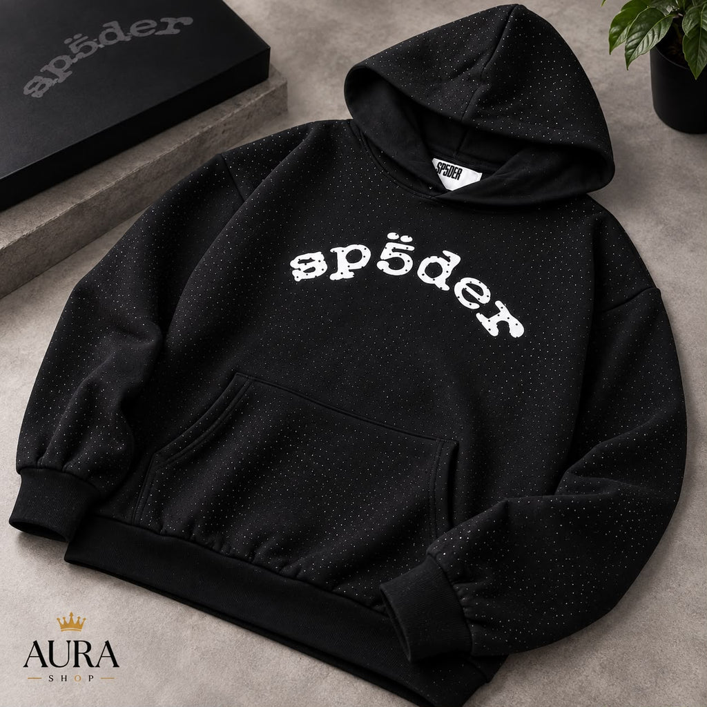 Sp5der VVS Hoodie – Black
