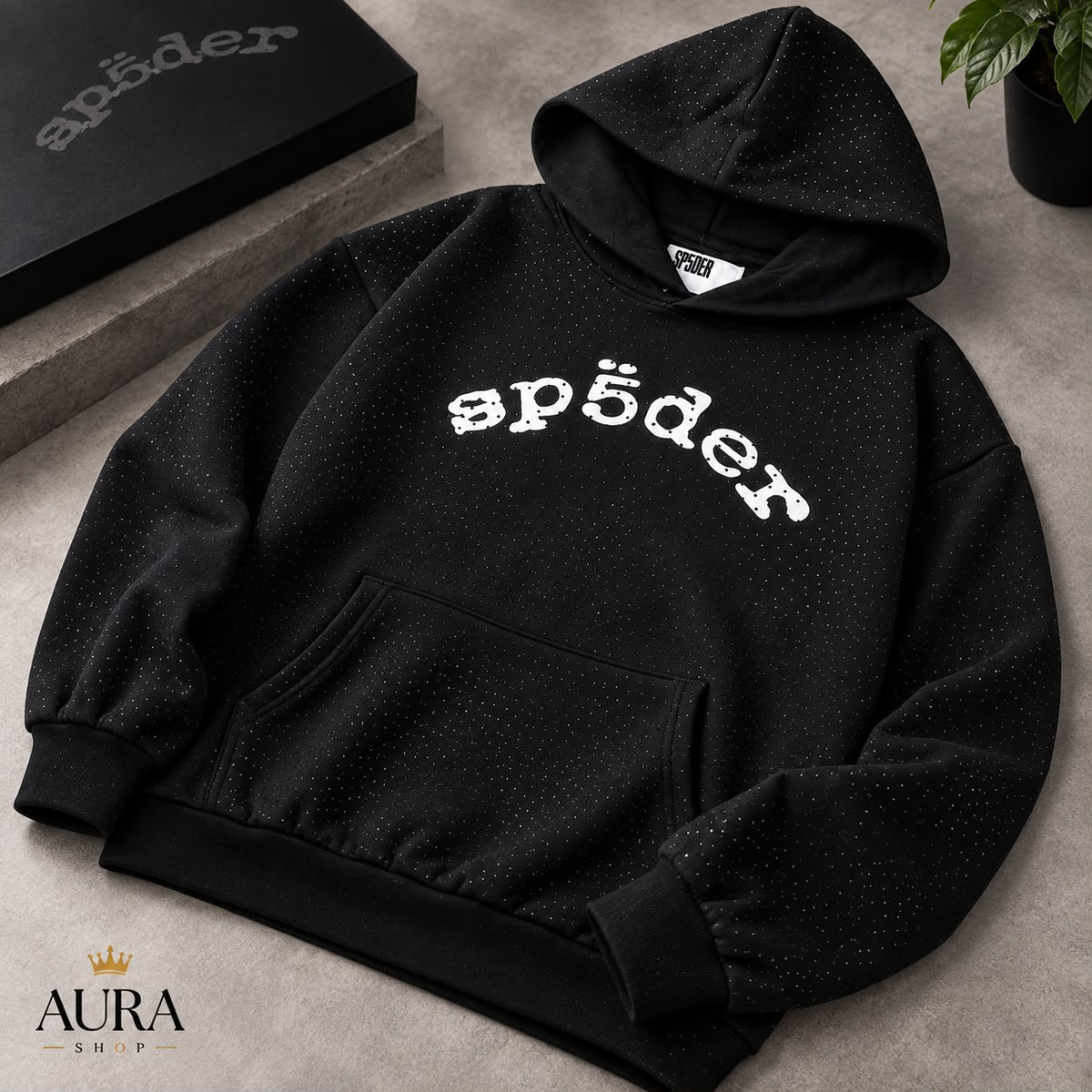 Sp5der VVS Hoodie – Black