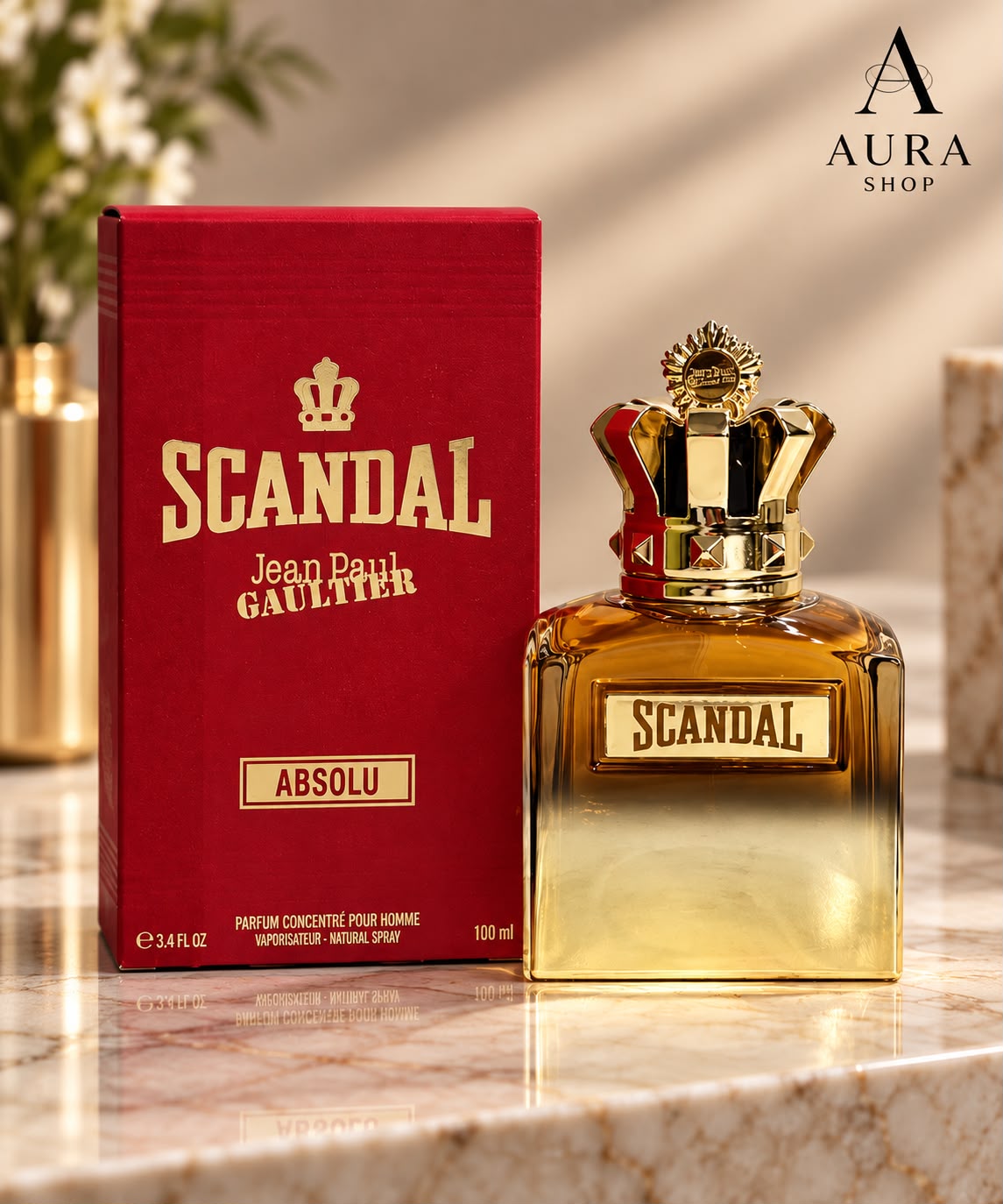 Jean Paul Gaultier Scandal Pour Homme Absolu Parfum Concentré 100 mL / 3.4 fl oz