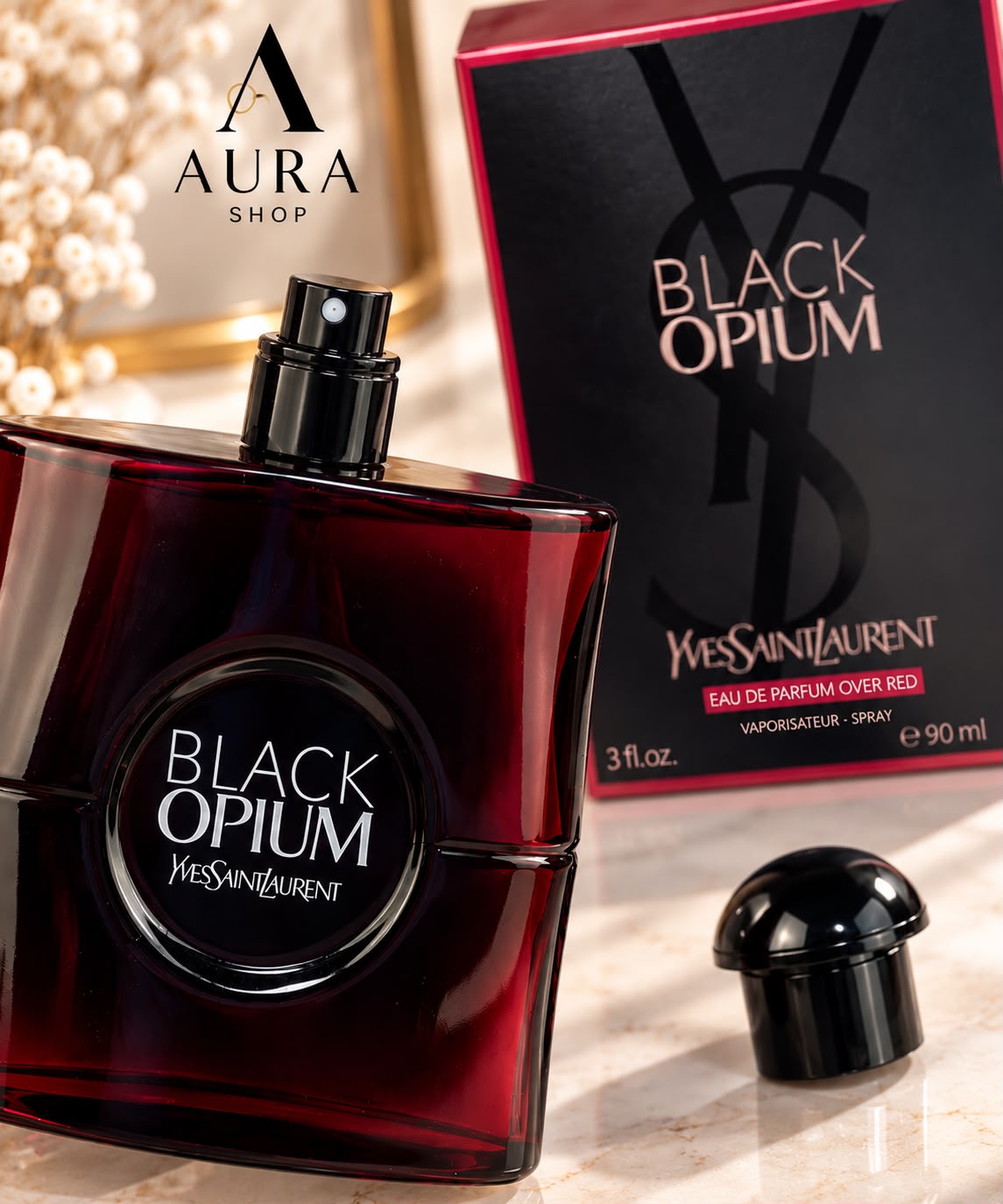Yves Saint Laurent Black Opium Eau de Parfum Over Red 90ml