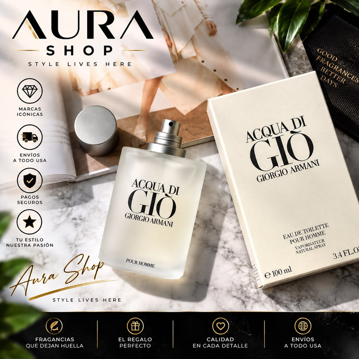 Acqua di Giò Giorgio Armani Pour Homme Eau de Toilette 100 ml