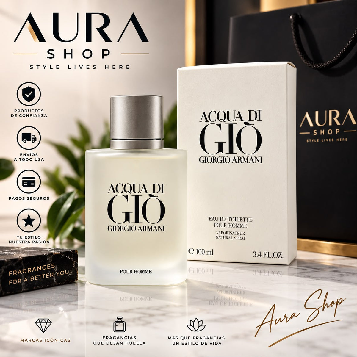 Acqua di Giò Giorgio Armani Pour Homme Eau de Toilette 100 ml