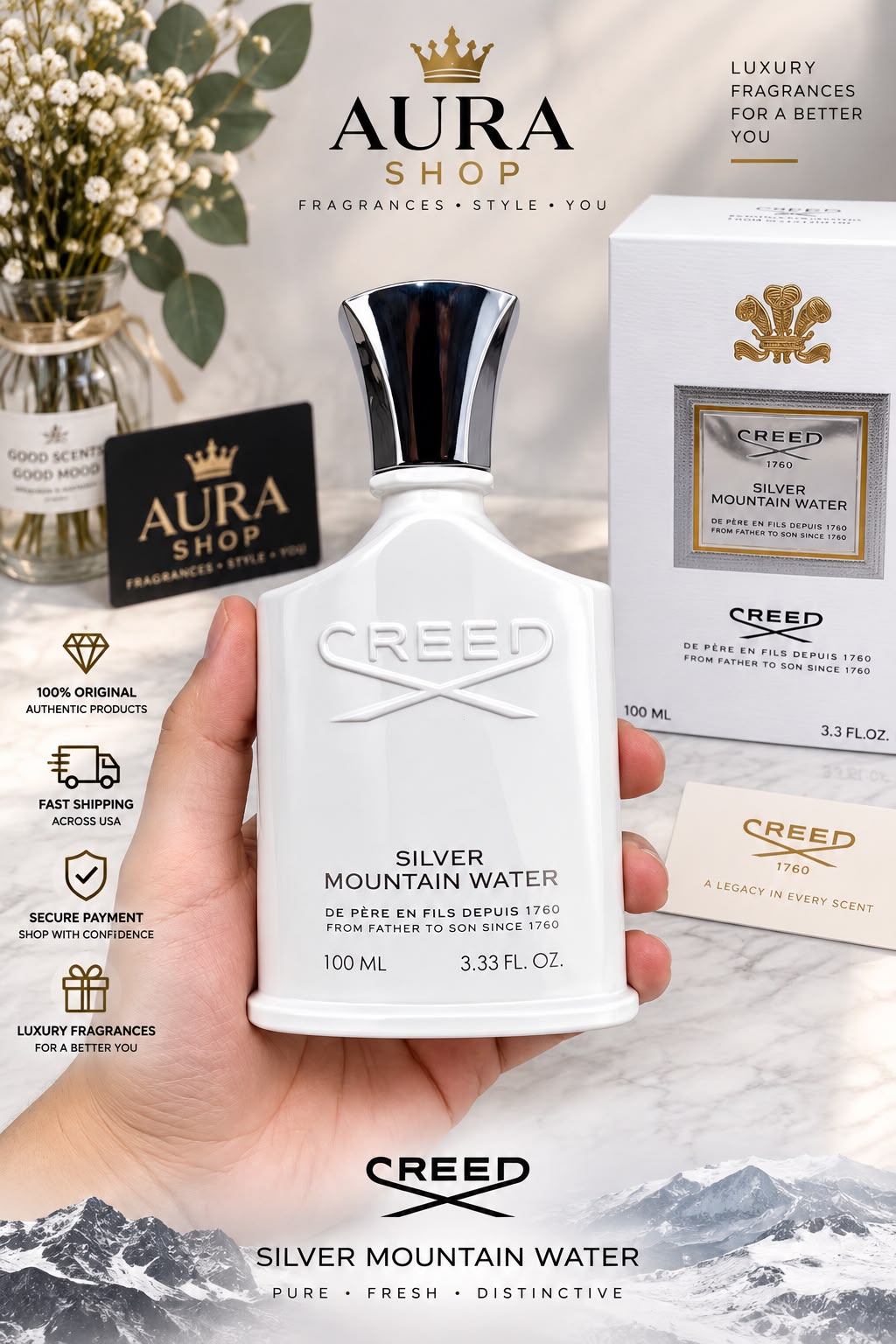 Creed Silver Mountain Water Eau de Parfum 100ml