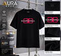 Camiseta Negra BALENCIA con Stencil Streetwear